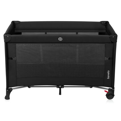 Lionelo - Ceļojuma gultiņa 3 vienā ELLEN Black Carbon