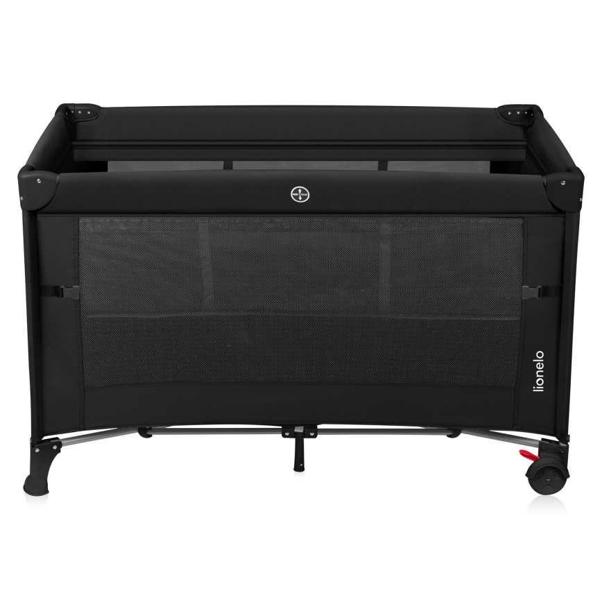Lionelo - Ceļojuma gultiņa 3 vienā ELLEN Black Carbon