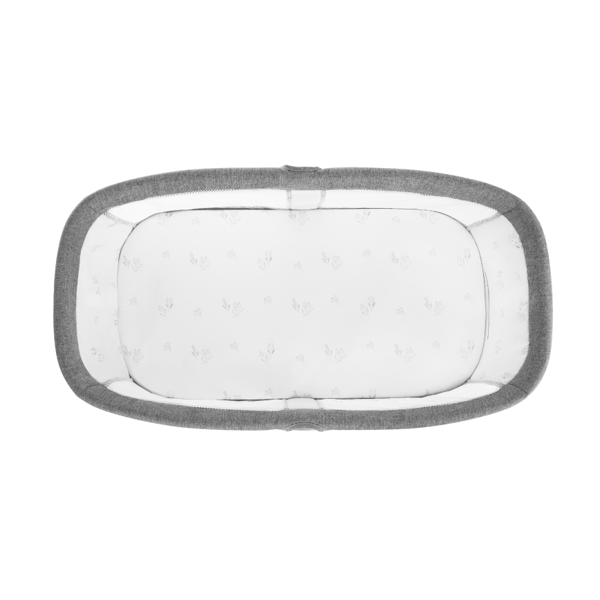 Lionelo - ceļojuma gultiņa 3 vienā MALIN Pelēks akmens