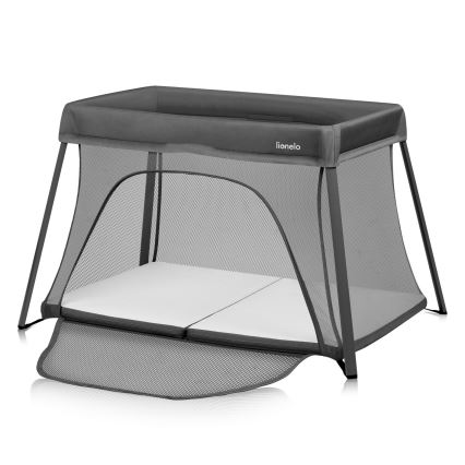 Lionelo - Ceļojuma gultiņa 3‑1 ALICE, pelēka