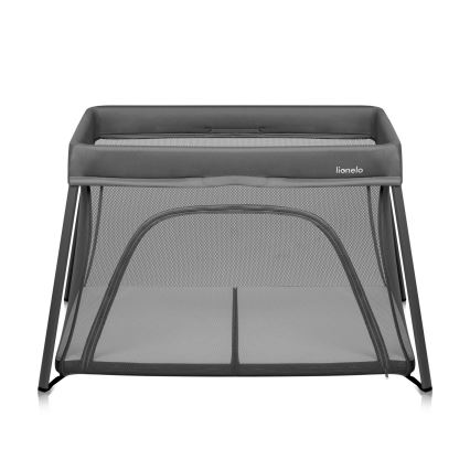Lionelo - Ceļojuma gultiņa 3‑1 ALICE, pelēka