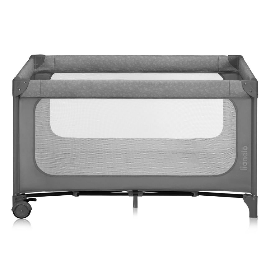Lionelo - Ceļojuma gultiņa JASMIN EASY FOLD Grey Stone