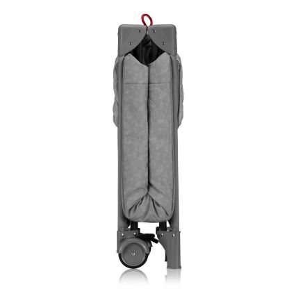 Lionelo - Ceļojuma gultiņa JASMIN EASY FOLD Grey Stone