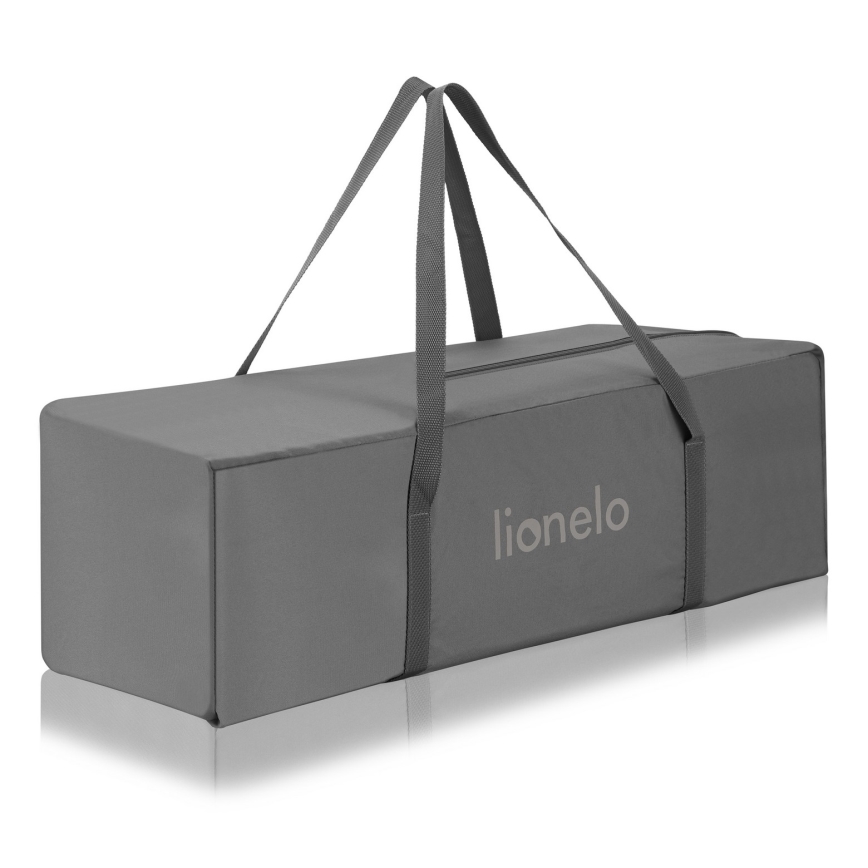 Lionelo - Ceļojuma gultiņa JASMIN EASY FOLD Grey Stone