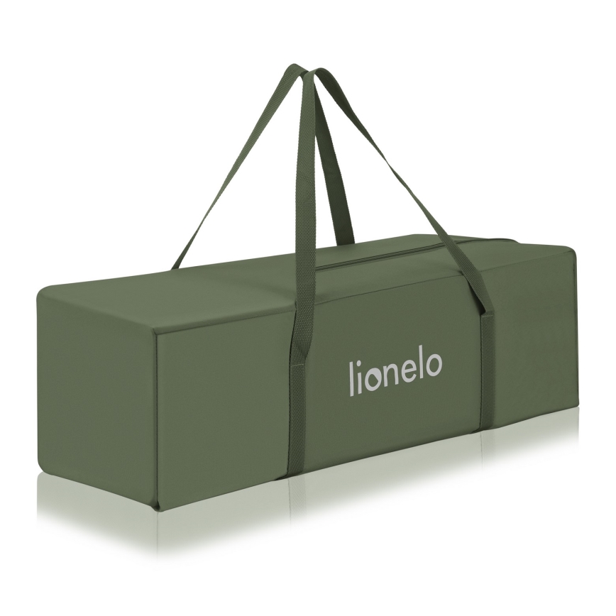 Lionelo - ceļojuma gultiņa JASMIN EASY FOLD olīvzaļa