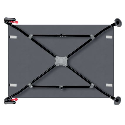 Lionelo - ceļojuma gultiņa LAURA, betona pelēks