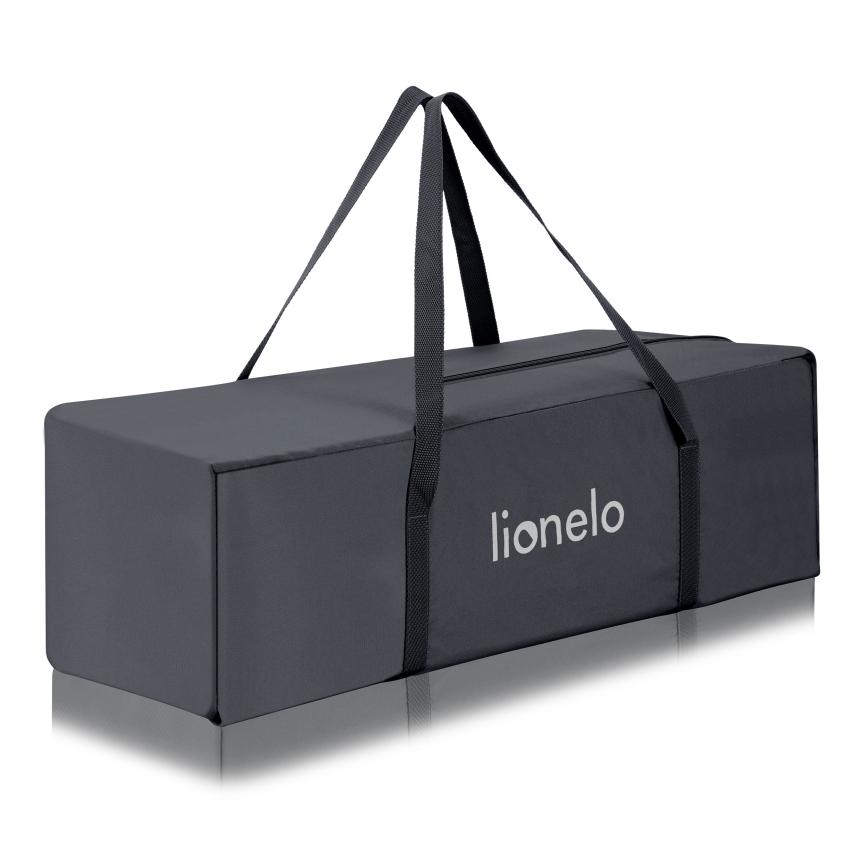 Lionelo - ceļojuma gultiņa LAURA, betona pelēks