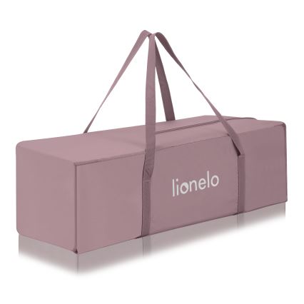 Lionelo - ceļojuma gultiņa LAURA gaiši rozā nude