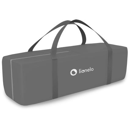 Lionelo - ceļojuma gultiņa STEFI PLUS, pelēka/balta