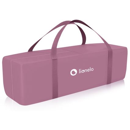 Lionelo - Ceļojuma gultiņa STEFI PLUS Rozā magnolija
