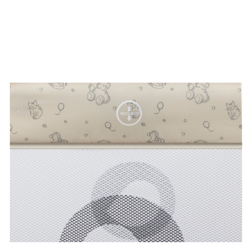 Lionelo - ceļojuma gultiņa SVEN PLUS bēša