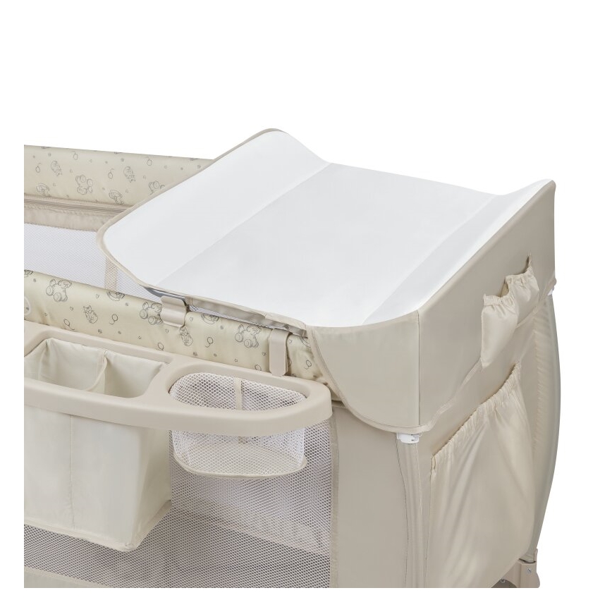 Lionelo - ceļojuma gultiņa SVEN PLUS bēša