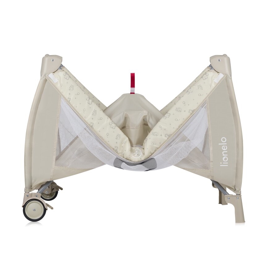 Lionelo - ceļojuma gultiņa SVEN PLUS bēša