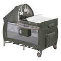 Lionelo - ceļojuma gultiņa SVEN PLUS, bēša/olīvu