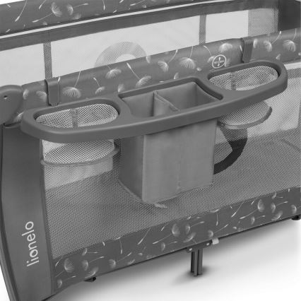 Lionelo - ceļojuma gultiņa SVEN PLUS pelēka