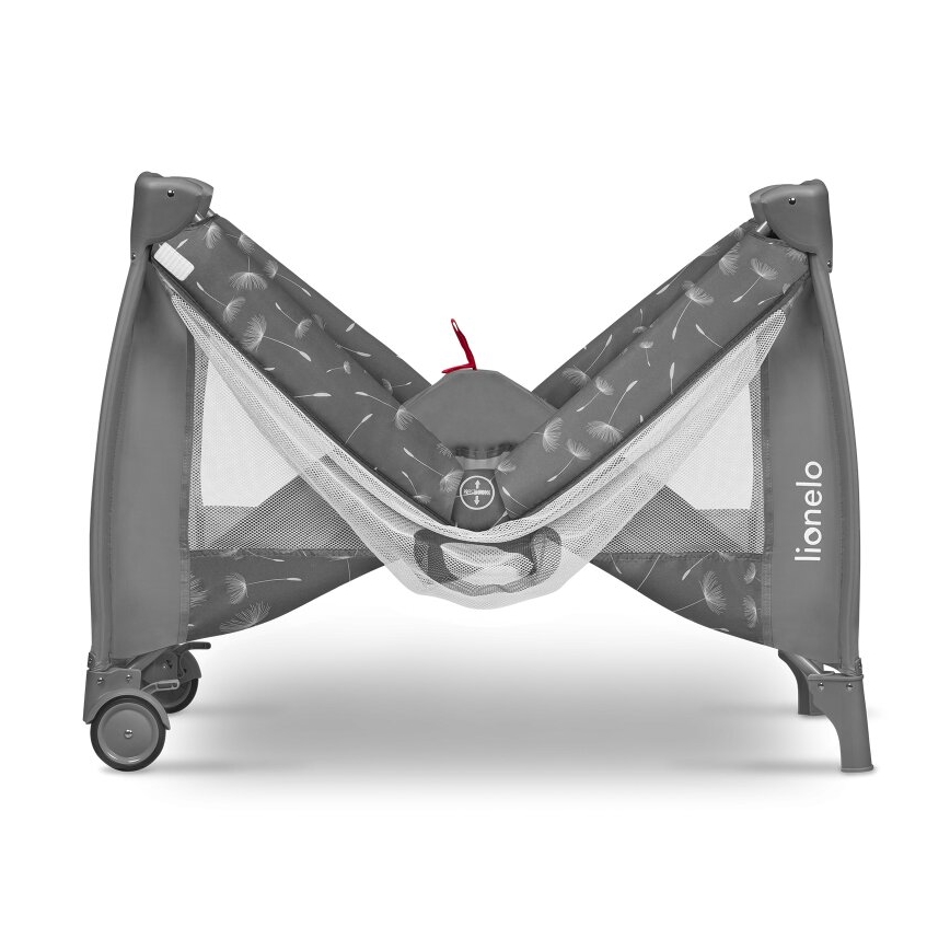 Lionelo - ceļojuma gultiņa SVEN PLUS pelēka