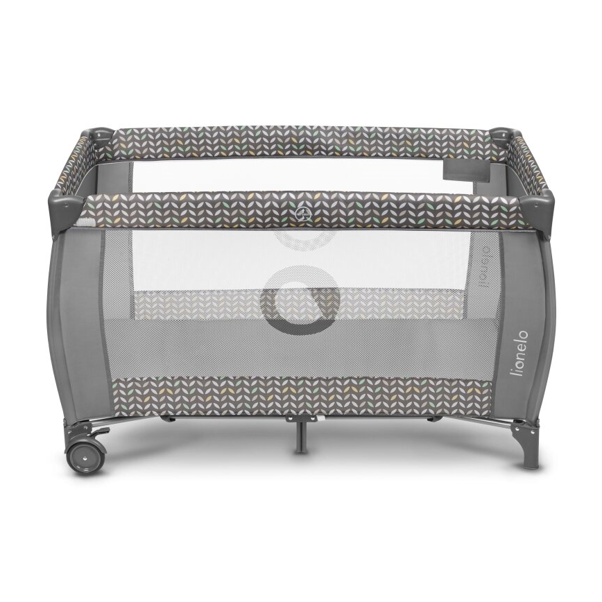 Lionelo - Ceļojuma gultiņa SVEN PLUS pelēka