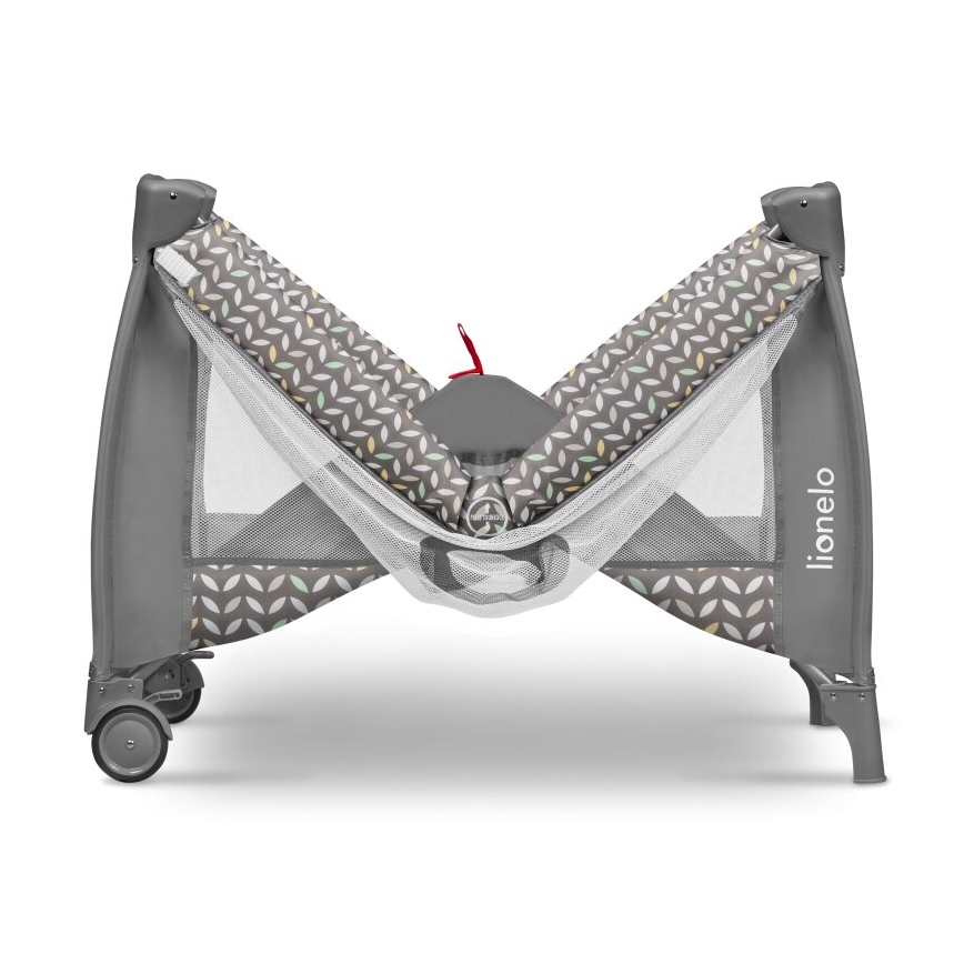 Lionelo - Ceļojuma gultiņa SVEN PLUS pelēka