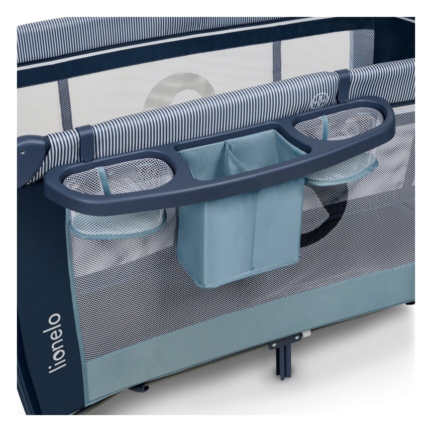 Lionelo - ceļojuma gultiņa SVEN PLUS zila