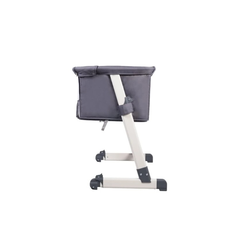 Lionelo - Ceļojuma gultiņa THEO tumši pelēka