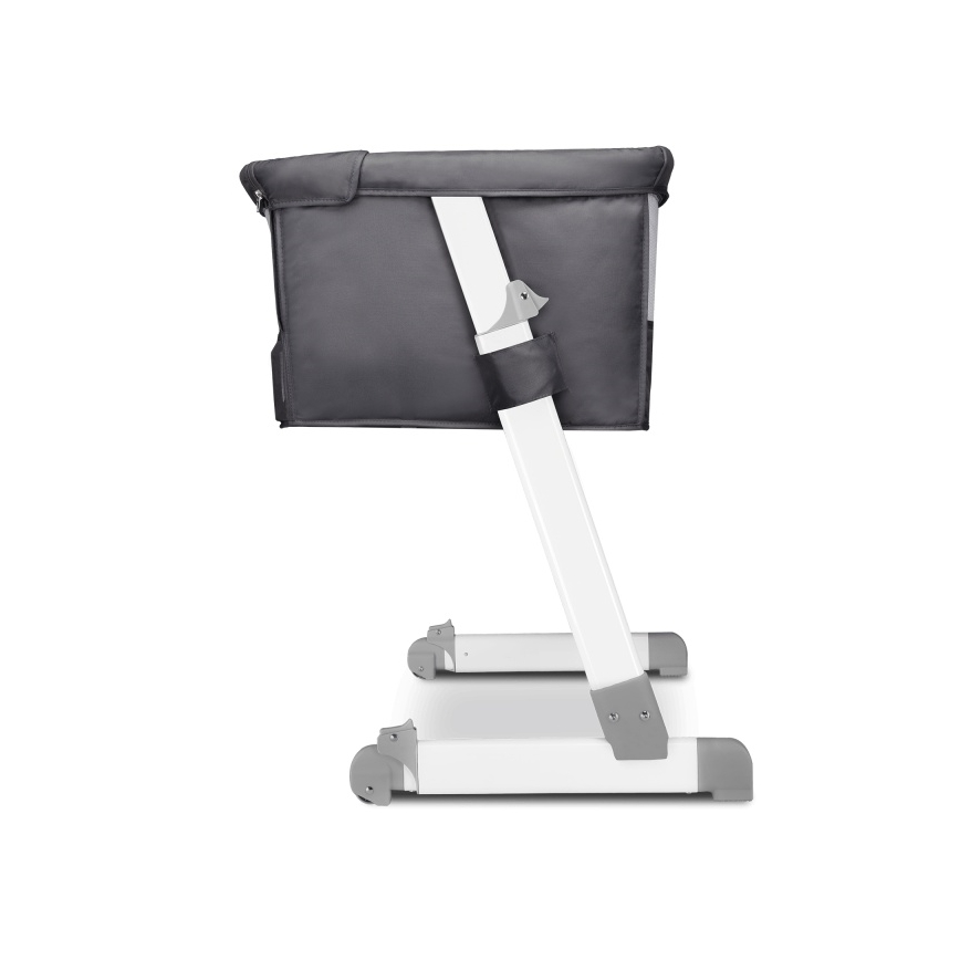 Lionelo - Ceļojuma gultiņa THEO tumši pelēka