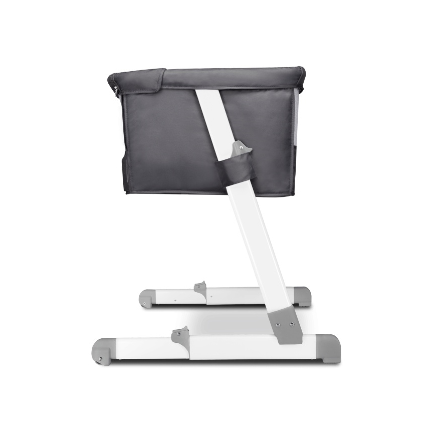 Lionelo - Ceļojuma gultiņa THEO tumši pelēka