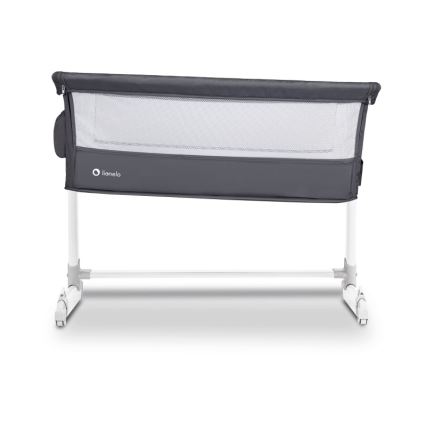 Lionelo - Ceļojuma gultiņa THEO tumši pelēka