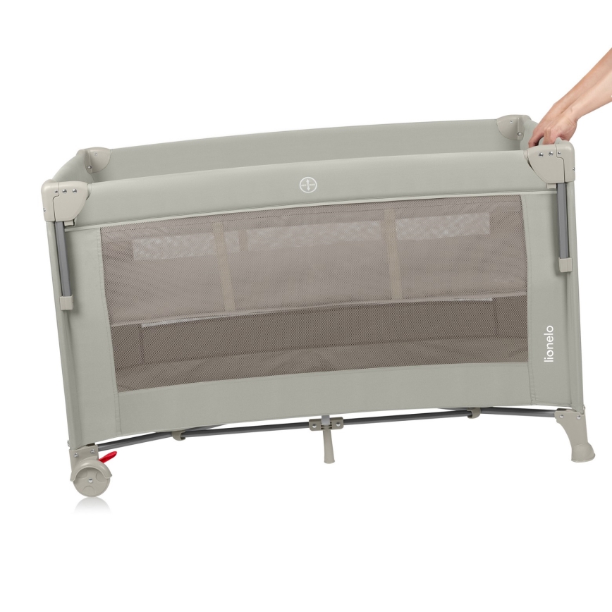 Lionelo - Ceļojumu gultiņa 3 vienā ELLEN Beige Sand