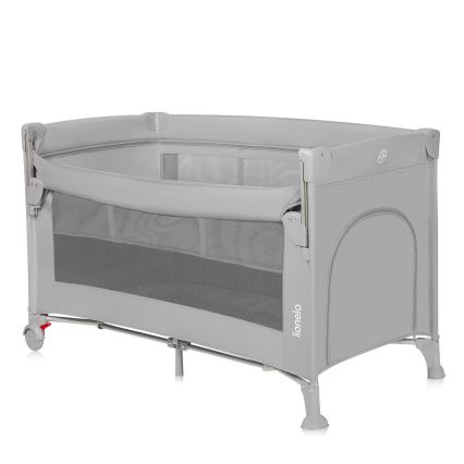 Lionelo - ceļojumu gultiņa 3 vienā ELLEN betona pelēks