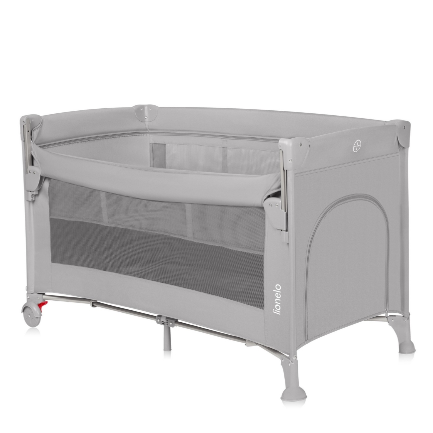 Lionelo - ceļojumu gultiņa 3 vienā ELLEN betona pelēks