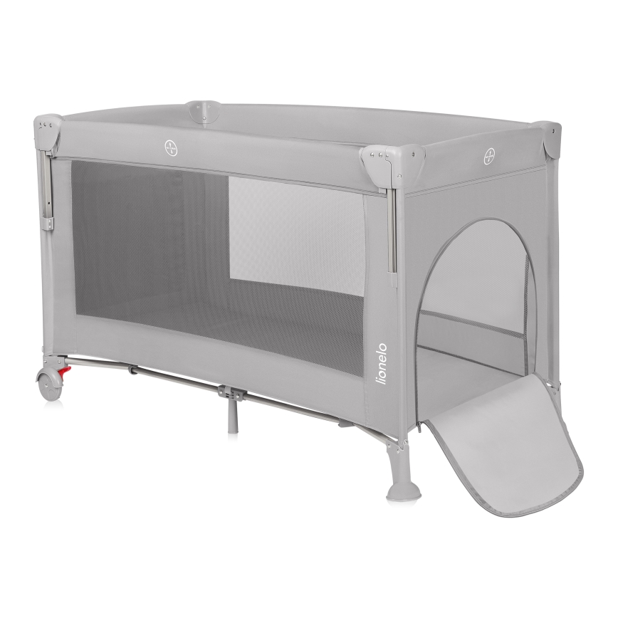 Lionelo - ceļojumu gultiņa 3 vienā ELLEN betona pelēks