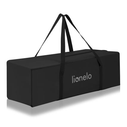 Lionelo - ceļojumu gultiņa LAURA Black Carbon