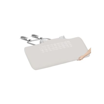 Lionelo - Drošības aizsargs gultai LORA, pelēks