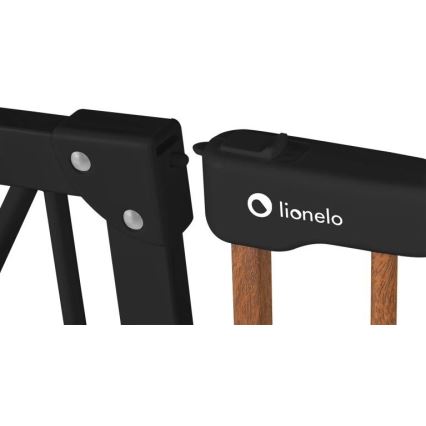 Lionelo - Drošības barjera TRUUS SLIM melna/brūna