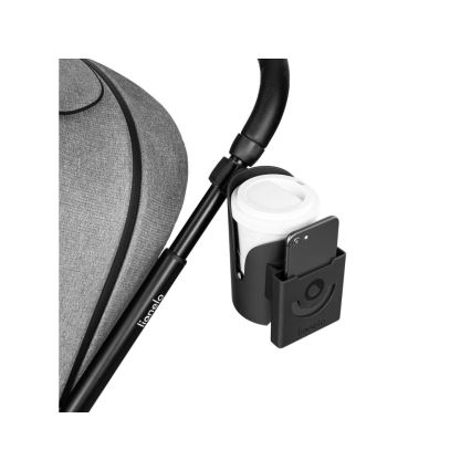 Lionelo - dzērienu turētājs bērnu ratiņiem OVE Black Onyx