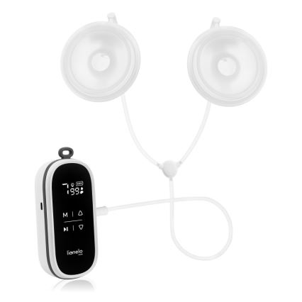 Lionelo - Elektriskais uzlādējamais dubultais krūts piena sūknis TWEE FREE 5V 1500 mAh 150 ml