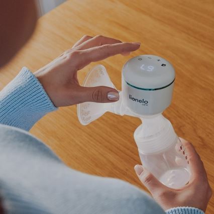 Lionelo - Elektriskā uzlādējamā mātes piena pumpa FIDI PLUS 5V 1200 mAh 180 ml