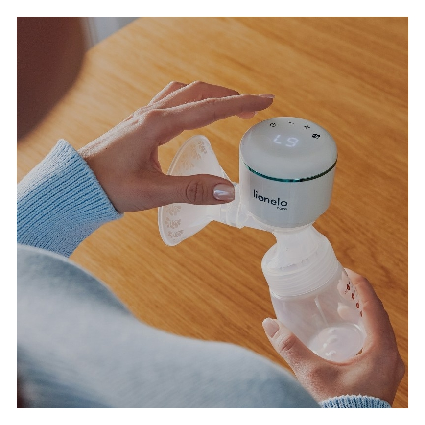 Lionelo - Elektriskā uzlādējamā mātes piena pumpa FIDI PLUS 5V 1200 mAh 180 ml