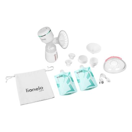 Lionelo - Elektriskā uzlādējamā mātes piena pumpa FIDI PLUS 5V 1200 mAh 180 ml