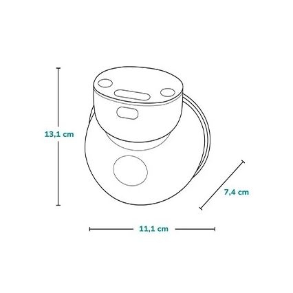 Lionelo - Elektriskā uzlādējamā mātes piena sūknis FIDI FREE SIMPLE 5V 1000 mAh 180 ml