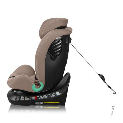 Lionelo - Bērnu auto sēdeklis ar rotējošu bāzi BASTIAAN ONE i-Size 40-150 cm smilškrāsas