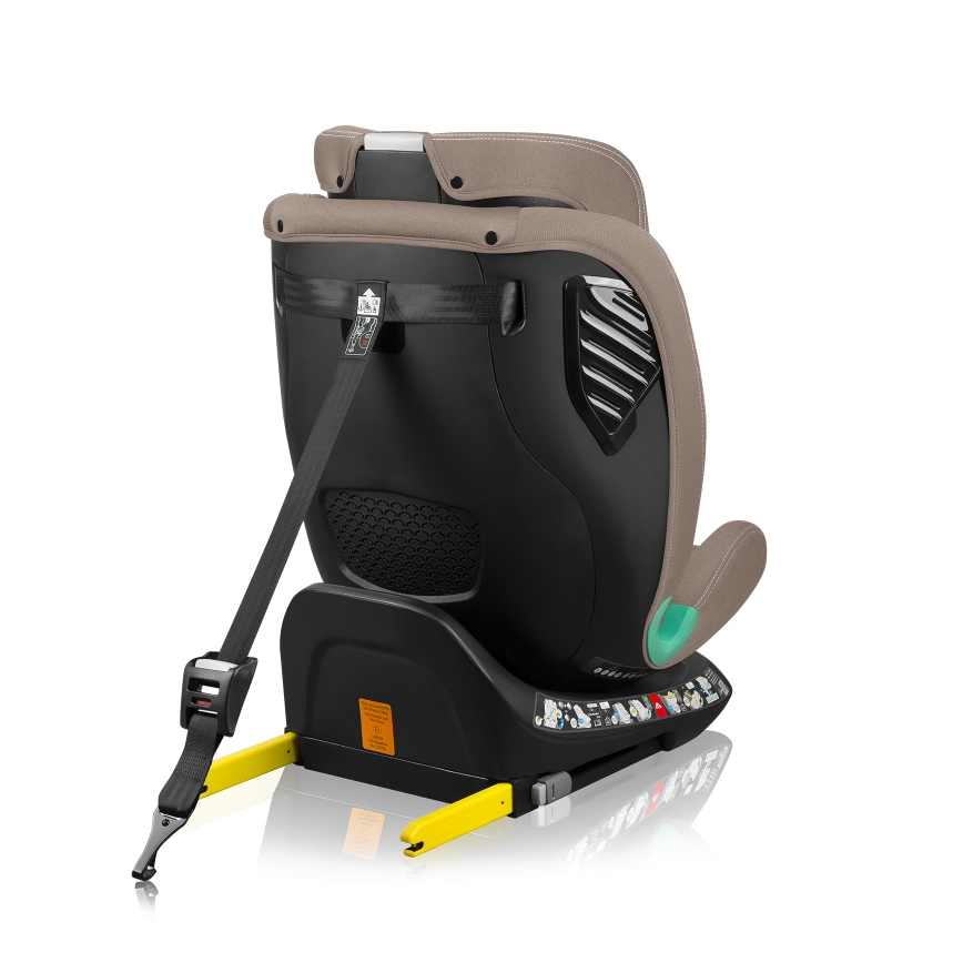 Lionelo - Bērnu auto sēdeklis ar rotējošu bāzi BASTIAAN ONE i-Size 40-150 cm smilškrāsas