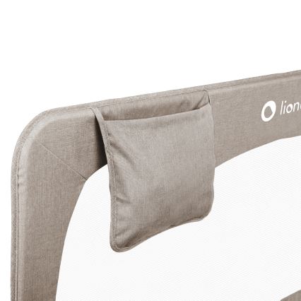 Lionelo - Gultas drošības barjera HANNA Bēšs Melange