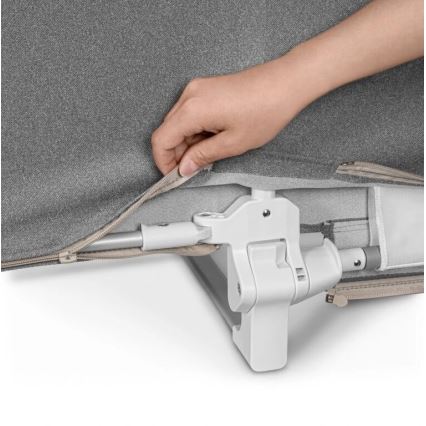 Lionelo - Gultas drošības barjera LORA XL tumši pelēka