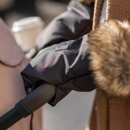 Lionelo - HANDMUFF roku sildītāji ratiem, melni
