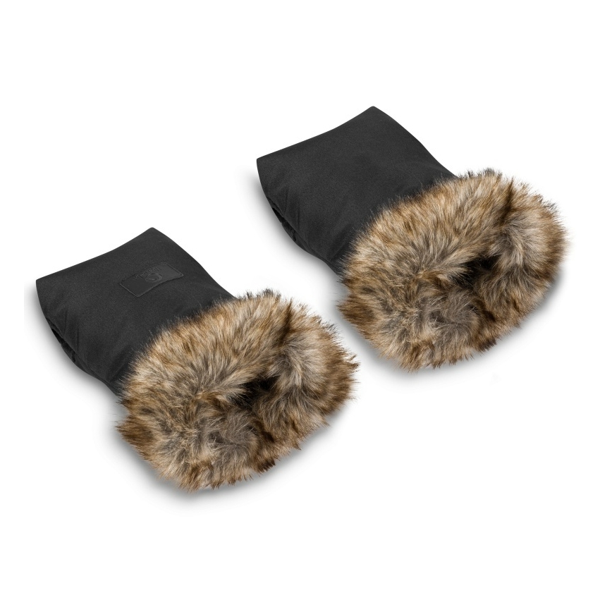Lionelo - HANDMUFF roku sildītāji ratiem, melni
