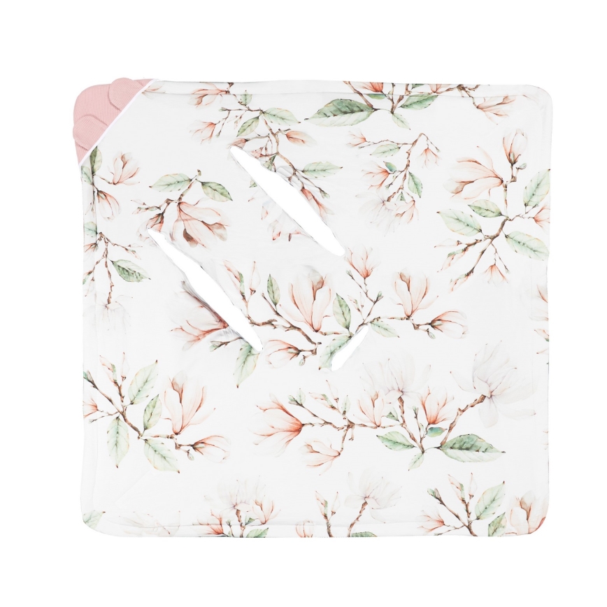 Lionelo - Iesaiņojamā sega autokrēsliņam TRAVEL SWADDLE 90x90 cm bēžs Magnolia