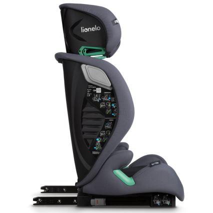 Lionelo - IGO i-Size bērnu autosēdeklis 100-150 cm, grafīta pelēks
