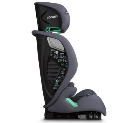 Lionelo - IGO i-Size bērnu autosēdeklis 100-150 cm, grafīta pelēks