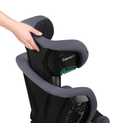 Lionelo - IGO i-Size bērnu autosēdeklis 100-150 cm, grafīta pelēks